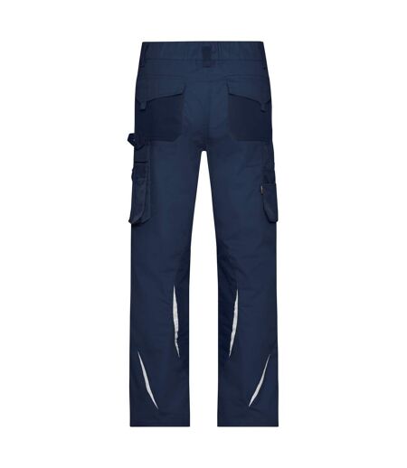 Pantalon De Travail Homme Bleu Marine James And Nicholson