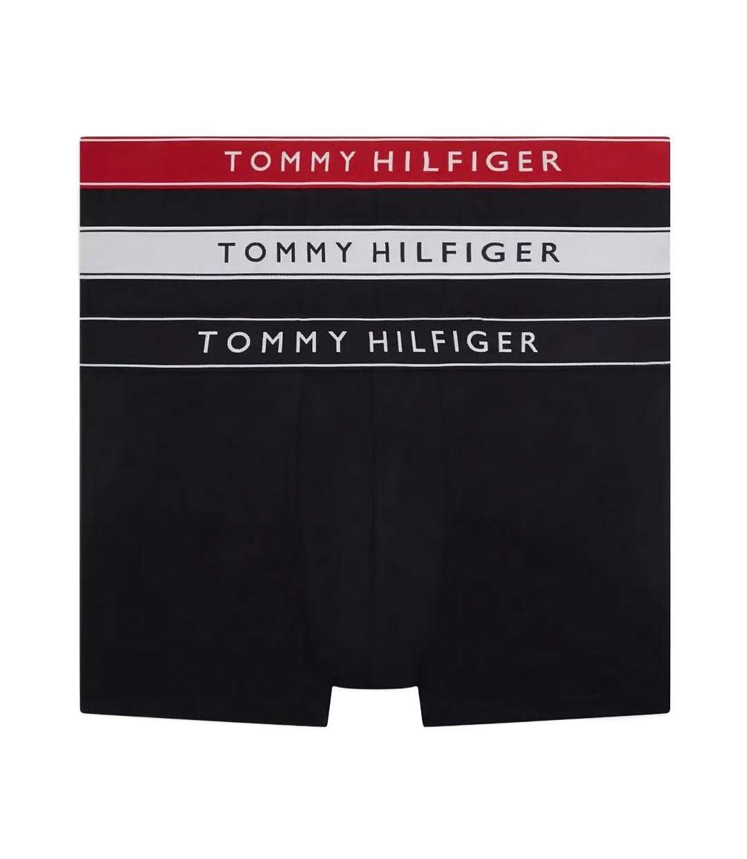 X3 boxers noir/rouge homme tommy hilfiger trunk-1
