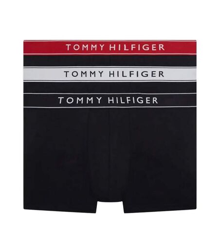 X3 boxers noir/rouge homme tommy hilfiger trunk
