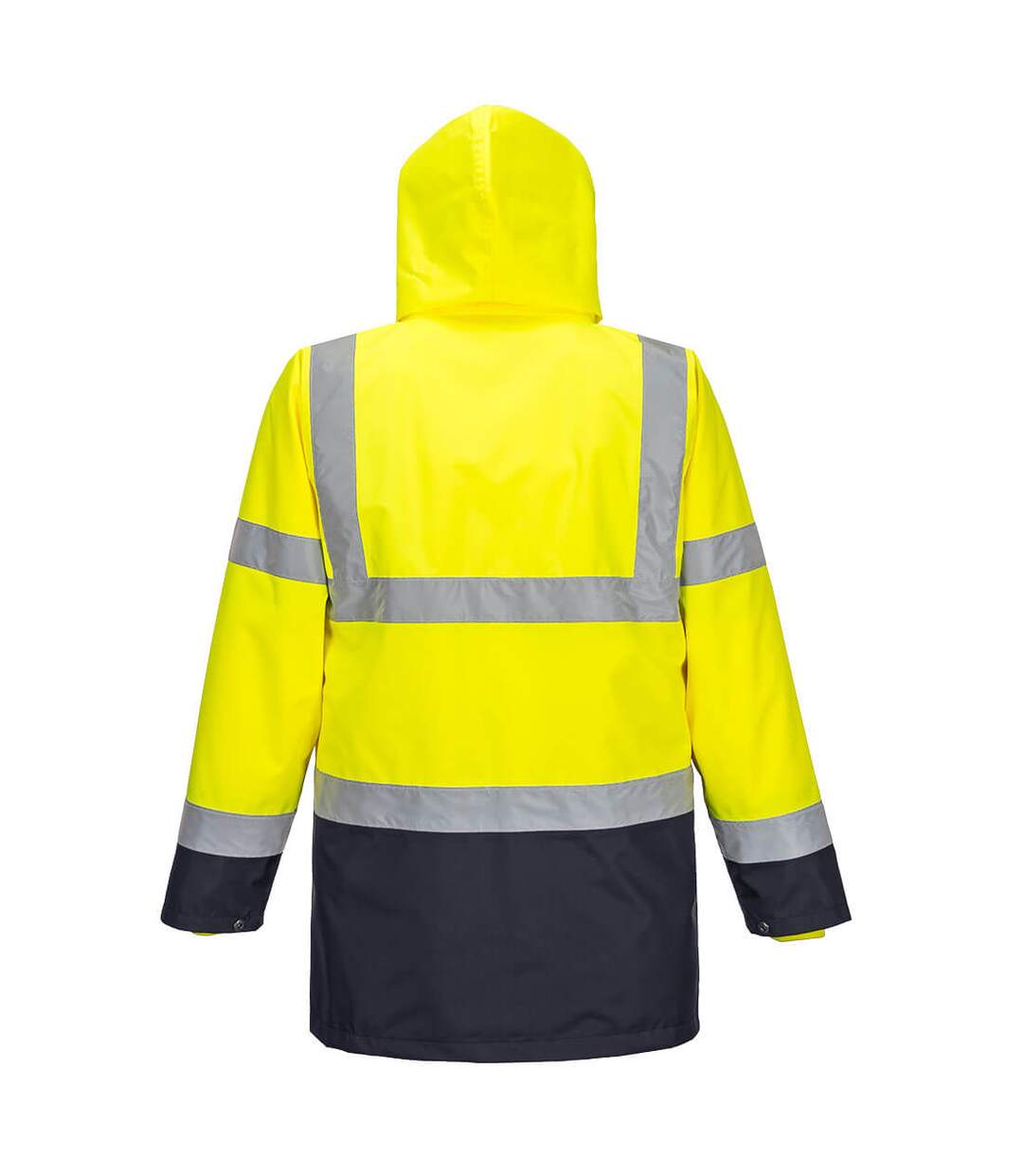 Mens essential 5 in 1 hi-vis jacket yellow/navy Portwest