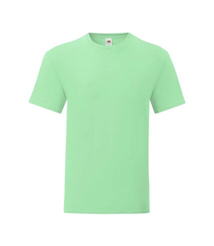 Fruit Of The Loom Mens Iconic T-Shirt (Pack of 5) (Neo Mint)