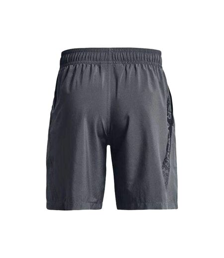Short Homme Blanc Cassé Gris Argent Under Armour