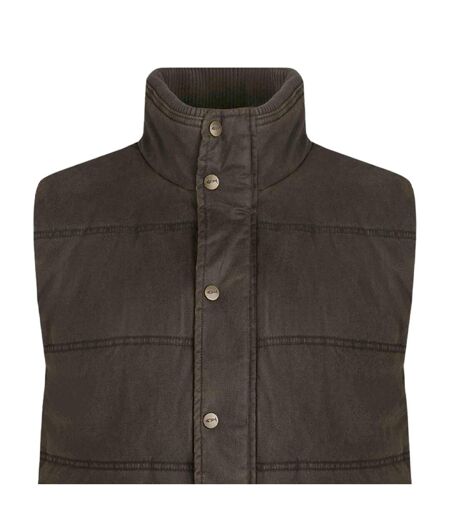 Mens dover padded vest bark Weird Fish