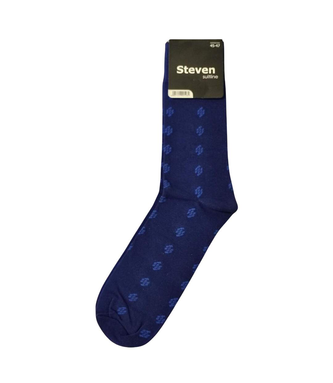 Chaussettes Motif/style À Motifs Homme Bleu Steven-1