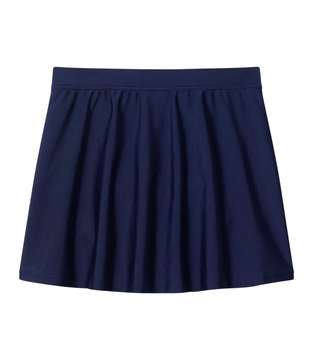 Jupe De Bain À Taille Élastiquée Motif/style Uni Femme Bleu Marine Speedo-3