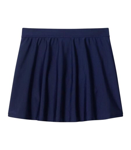 Jupe De Bain À Taille Élastiquée Motif/style Uni Femme Bleu Marine Speedo