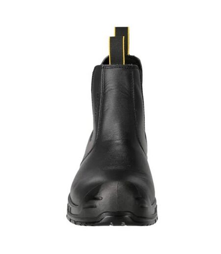 Unisex Adult Footwear Originals Leather Safety Boots Black Mascot