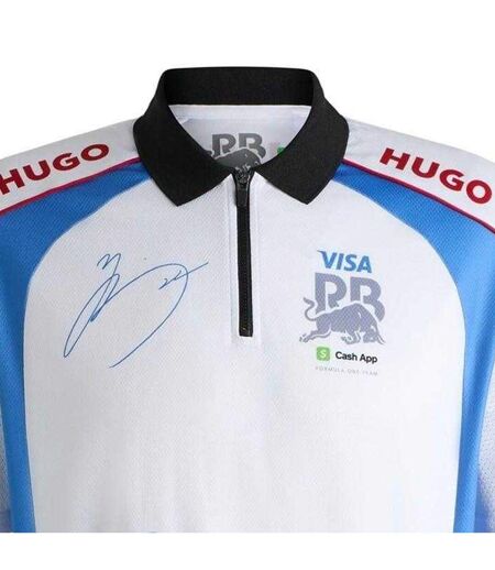 Polo Motif/style Red Bull Homme Blanc Hugo Boss