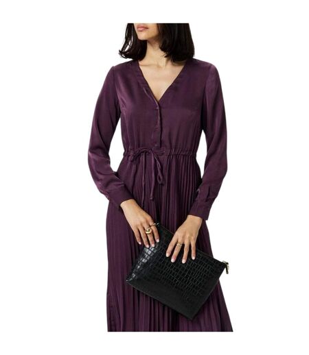 Robe Longue Cindy Femme Violet Sombre Vero Moda
