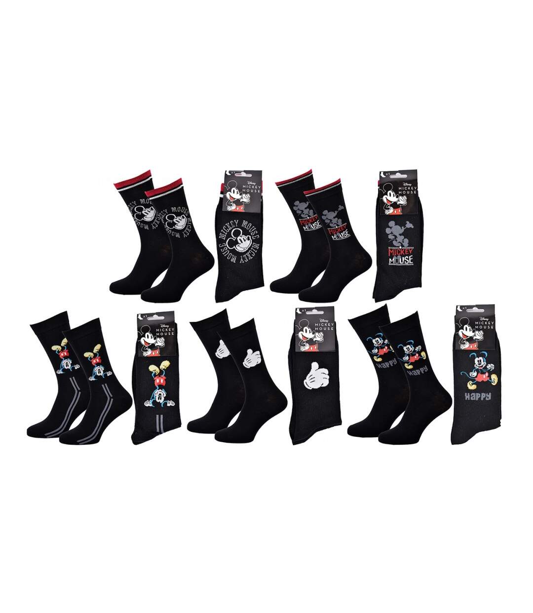 Chaussettes Pack Homme DISNEY MICKEY MOUSE - Pack de 5-2