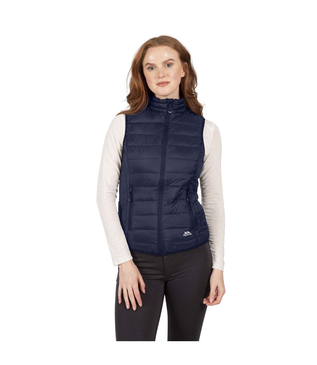 Womens/ladies teeley packaway gilet navy Trespass-3