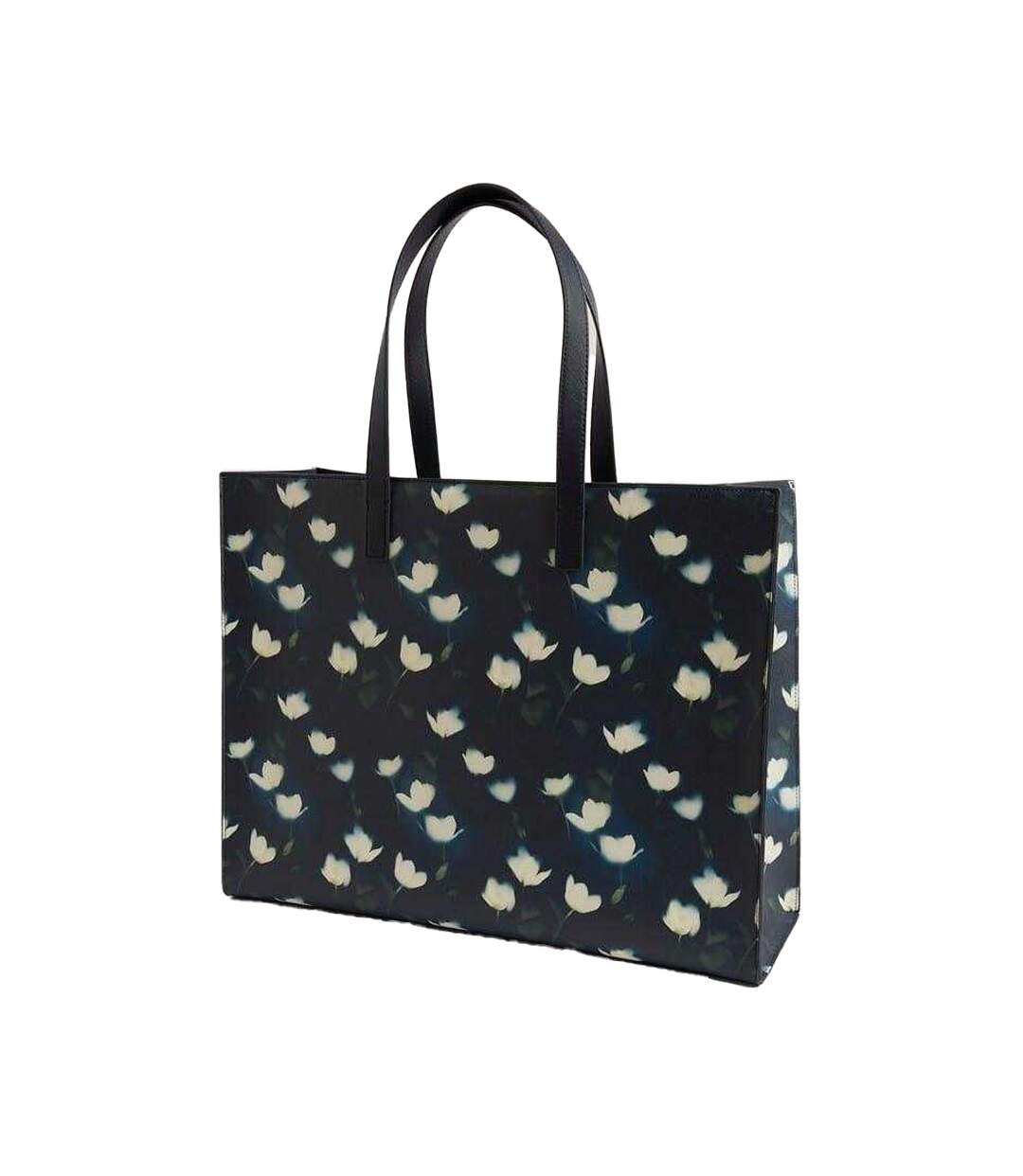 Tote Bag Motif/style Floral 34 Cm X 14 Cm X 34 Cm Bleu Marine Ted Baker-2