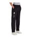 Womens/ladies Open Hem Tracksuit Bottoms Black Canterbury-1