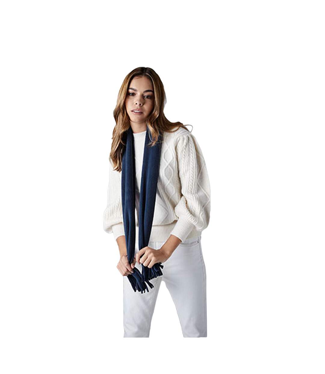 Dolomite écharpe en polaire anti-bouloche femme taille unique bleu marine Beechfield