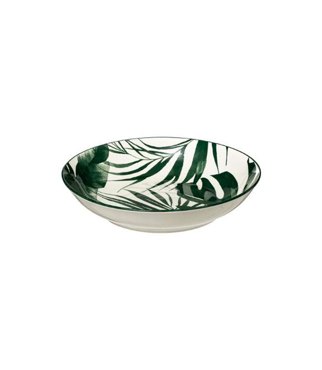 Lot de 6 Assiettes Creuses Palme 20cm Vert-2