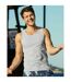 Fruit Of The Loom Mens Athletic Sleeveless Vest/Tank Top (Heather Gray)