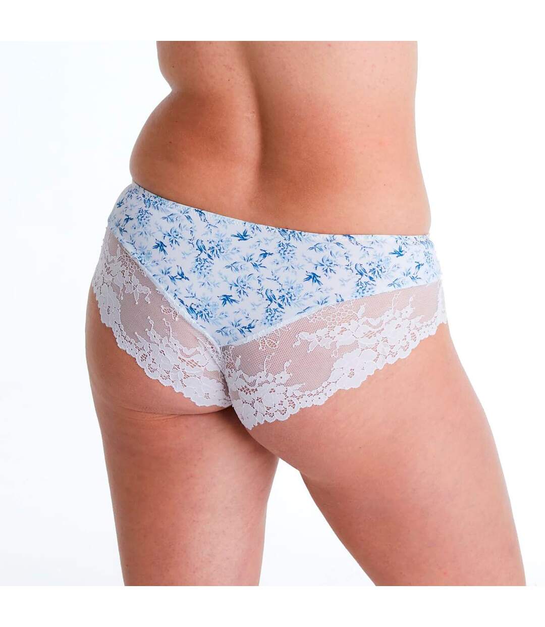 Shorty bleu Colombe-3