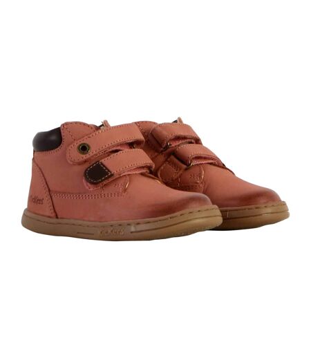 Basket Scratch Cuir Enfant Kickers Tackeasy