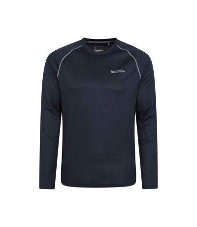 Mens Endurance Long-sleeved T-shirt Navy Mountain Warehouse