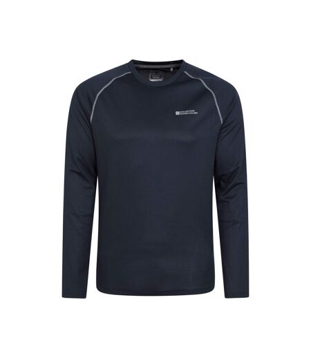 Mens Endurance Long-sleeved T-shirt Navy Mountain Warehouse