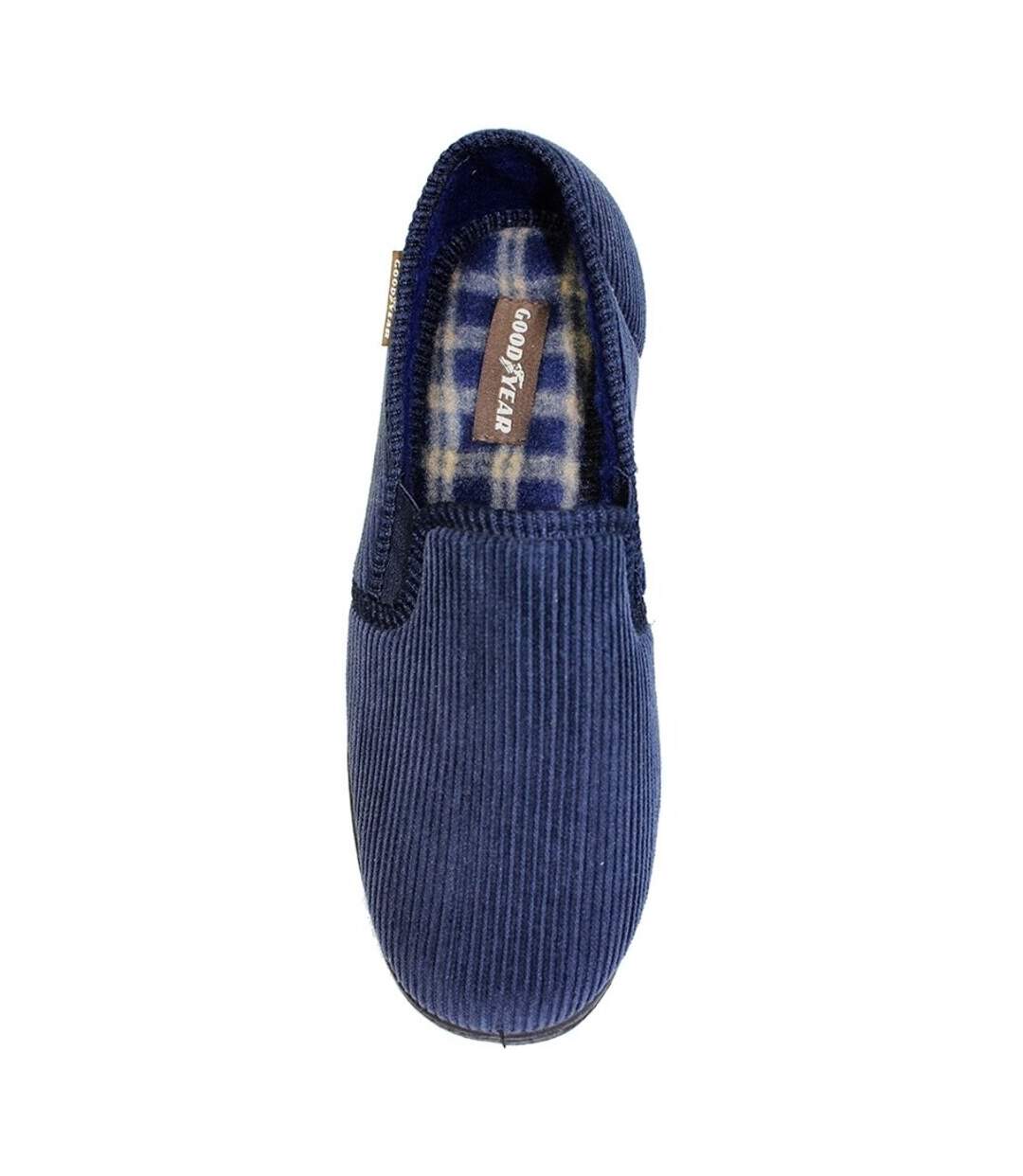 Chaussons humber homme bleu marine Goodyear