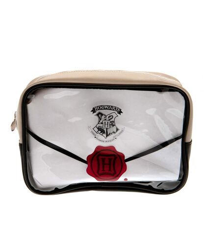 Harry Potter PU Toiletry Bag Set (Pack of 2) (White/Brown/Black) (One Size) - UTTA11576