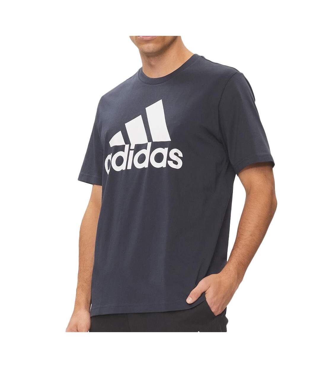 T-shirt Marine Homme Adidas IC9348 - L-1