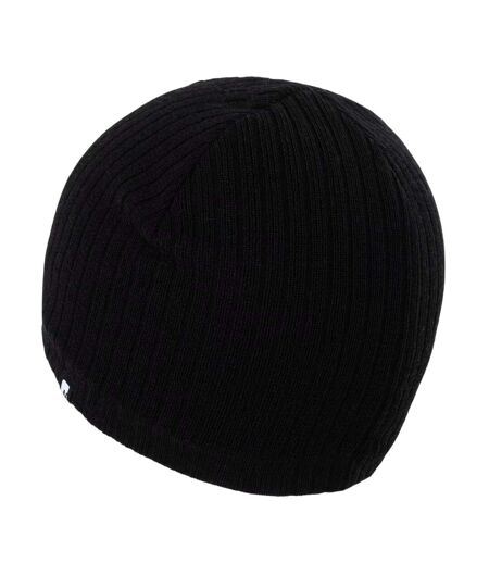Unisex Adult Vail Ribbed Wool Beanie Black Nevica