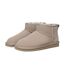 Womens/ladies Finch Ultra Mini Classic Suede Ankle Boots Sand EverAu-4