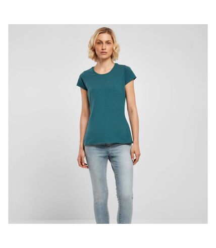 Build Your Brand Womens/Ladies Basic T-Shirt (Teal)