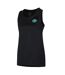 Womens/ladies Ptf Racerback Tank Top Black Umbro-1