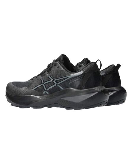 Womens/ladies Gel Venture 11 Running Trainers Black Grey Asics