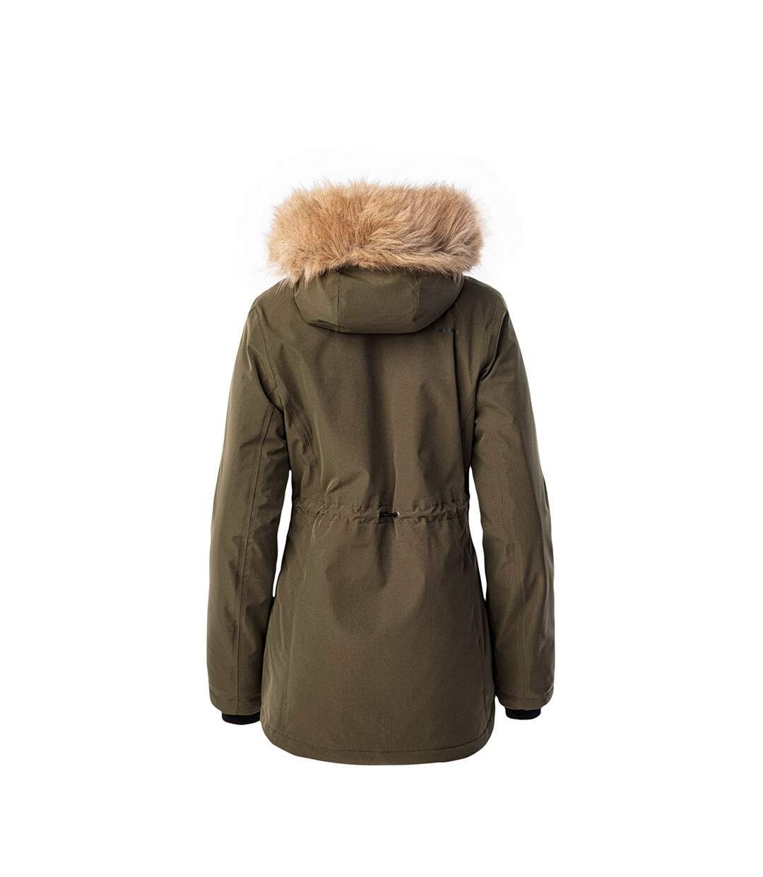 Womens/ladies nermin winter jacket olive night Iguana-2