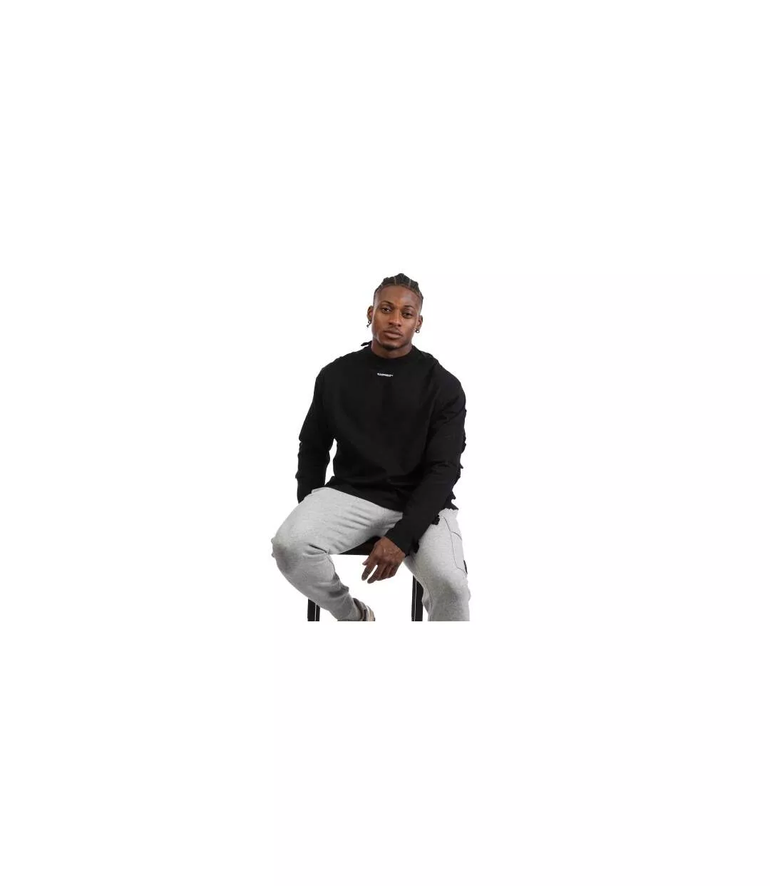 Mens Post Archive Faction Long-sleeved T-shirt Black Off White-1