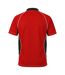 Haut De Rugby Manches Raglan Motif/style Panneau Contrasté Homme Rouge Noir Gilbert-2