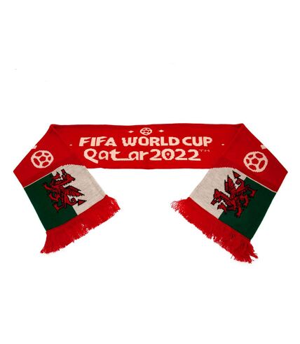 Fifa - Écharpe WORLD CUP WALES (Rouge / Blanc / Vert) (Taille unique) - UTTA11551