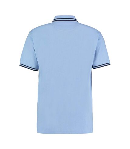 Polo à manches courtes Kustom Kit pour homme (Bleu clair/Bleu marine) - UTBC613