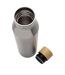 Gaia recycled stainless steel vacuum insulated 600ml water bottle one size silver XD Collection-2