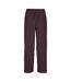 Pantalon fluide violet foncé femme vero moda luna - l-1