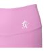 Womens/ladies Scrunch Slim Shorts Pink Gym King-4