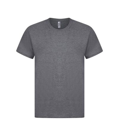 Casual - T-shirt manches courtes - Homme (Gris foncé chiné) - UTAB261