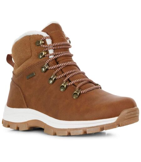Womens/ladies Blair Walking Boots Light Brown Trespass