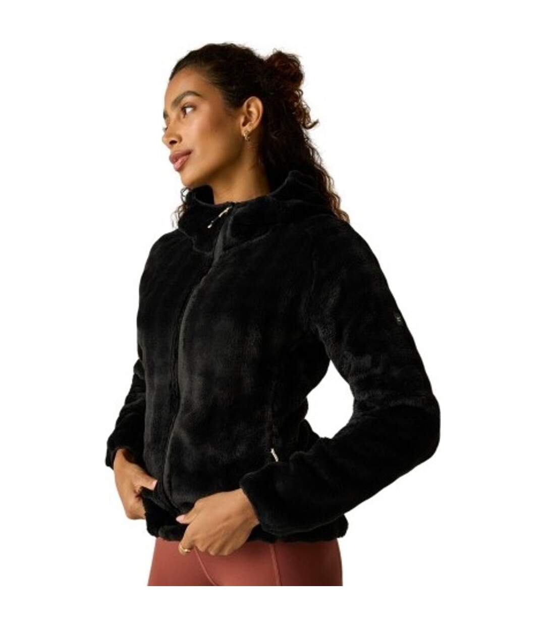 Polaire Motif/style Texturé Endra Femme Noir Regatta-1