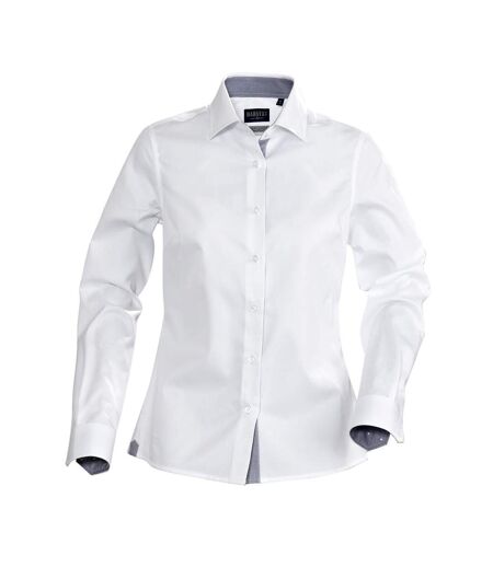 Harvest Womens/Ladies Baltimore Formal Shirt (White) - UTUB726