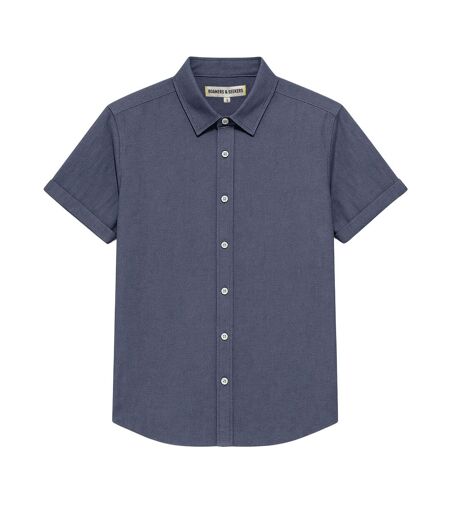Chemise Motif/style Uni Homme Bleu Marine Sombre Roamers