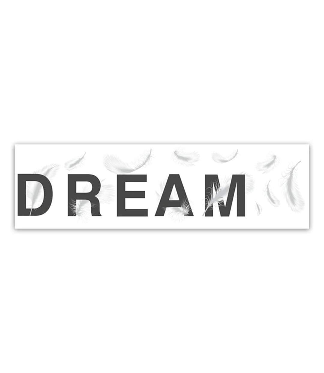Sticker moderne Dream - 70 x 20 cm - Blanc et noir-1