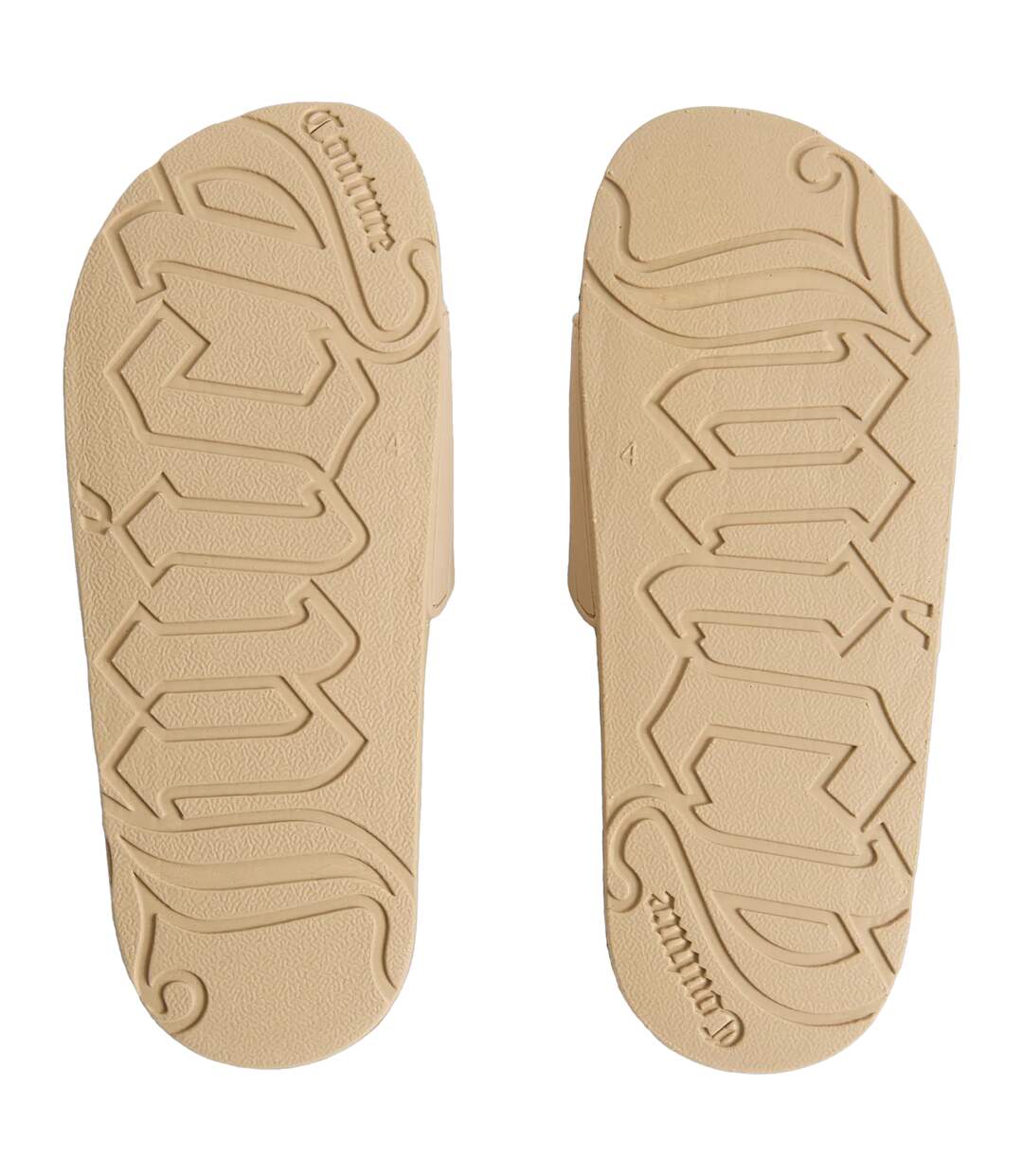 Womens/ladies embossed sliders nomad Juicy Couture-4