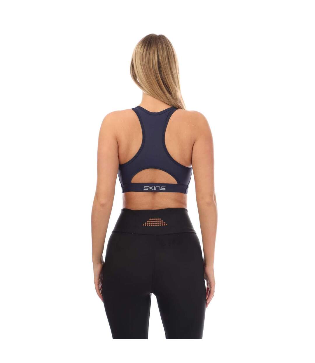 Womens/ladies Series-3 Elite Bra Navy Skins-2