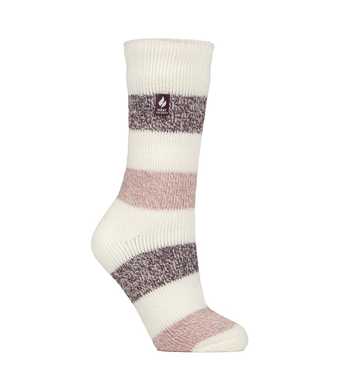 Heat Holders - Chaussettes thermiques à larges rayures pour dames - Neve-1