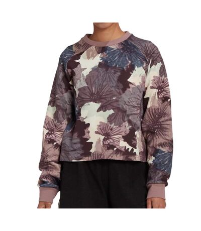 Sweat Violet Femme Adidas Aop - L